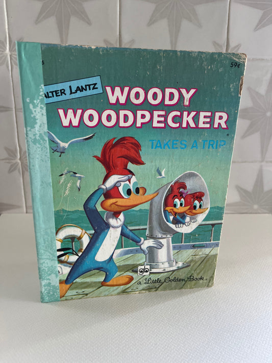 Favorite Woodpecker 1977 Upcycled Book Junk Journal