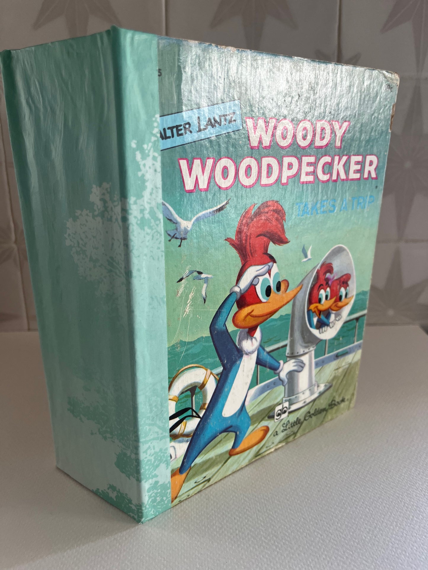 Favorite Woodpecker 1977 Upcycled Book Junk Journal