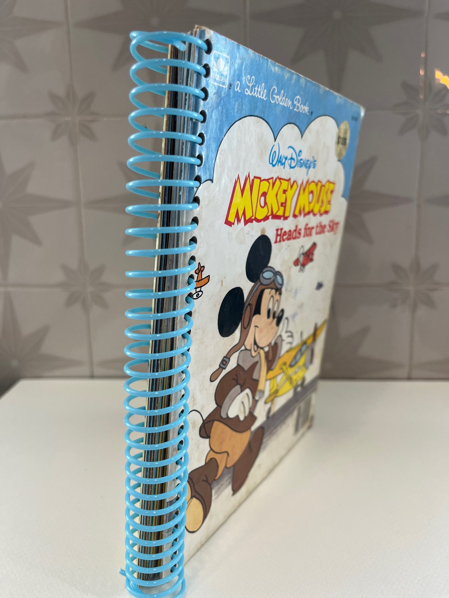 Classic Mouse 1987 Upcycled Junk Journal