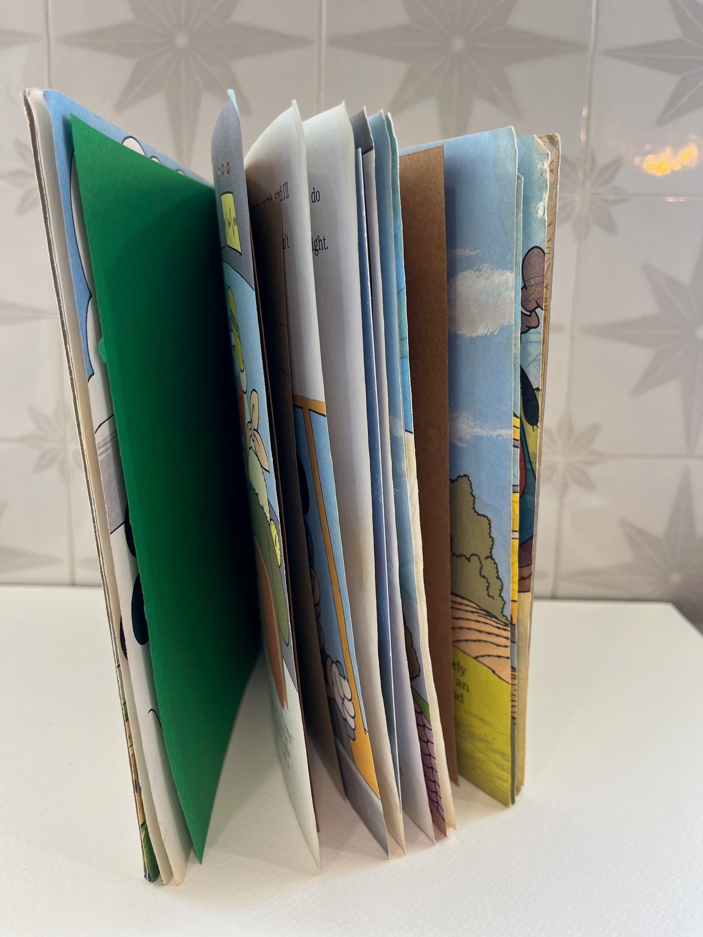 Classic Mouse 1987 Upcycled Junk Journal