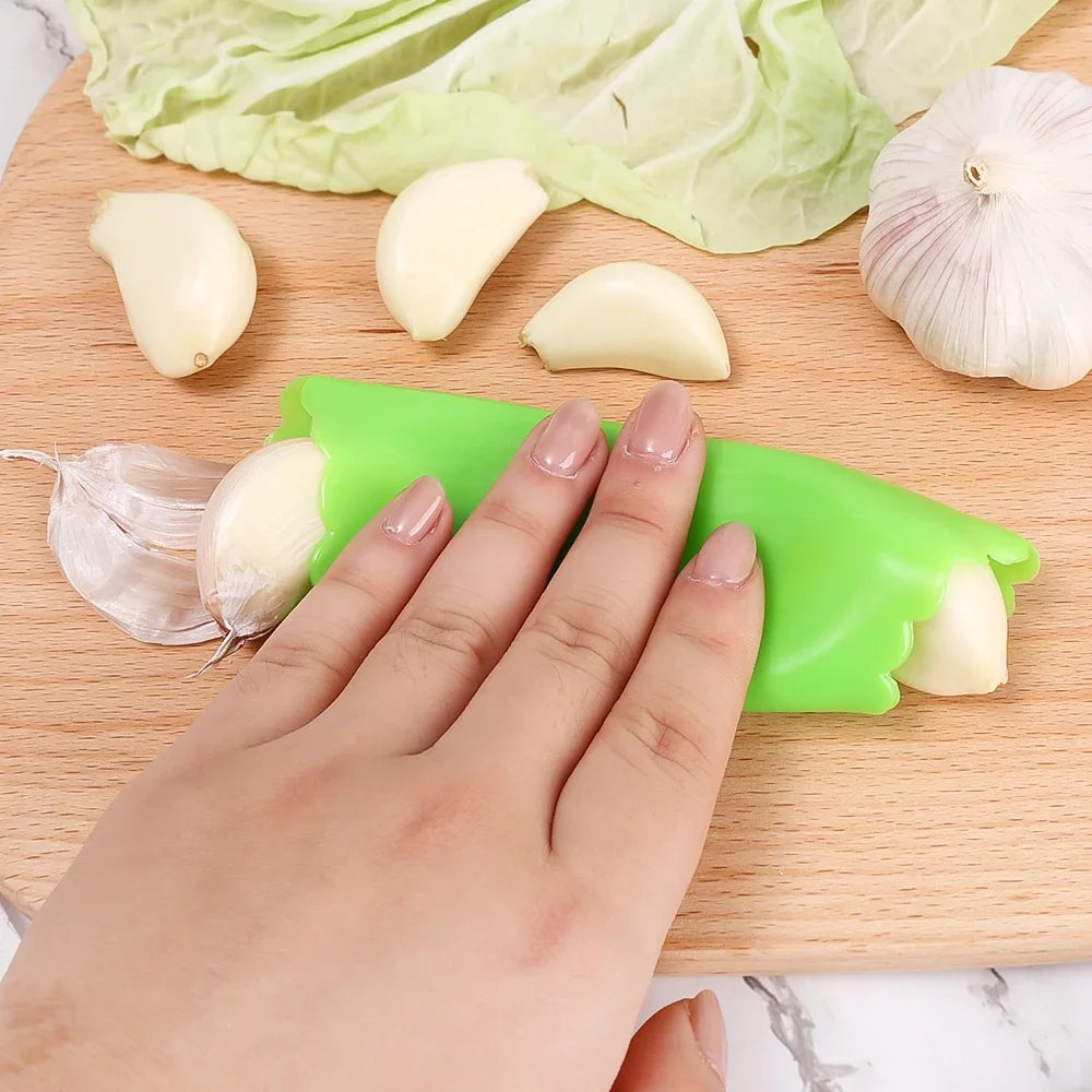 Silicone Garlic Peeler Open Tube